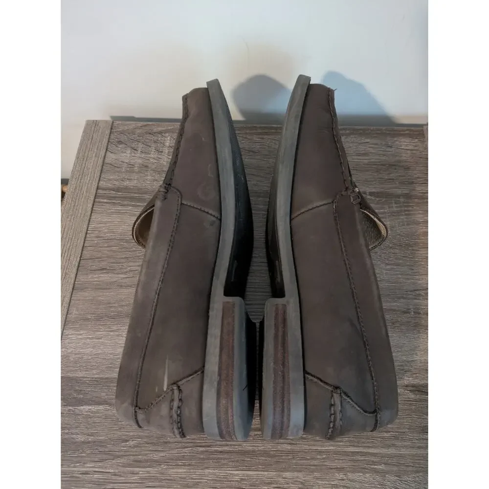 Polo Ralph Lauren Kristofer Loafers Men 9D Brown Chocolate Suede Heritage Office